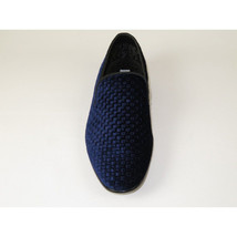 Men's Shoes Steve Madden Slip On Dress or Casual Velvet Lifted Navy Blue image 4