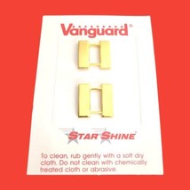 1 New Pair of Vanguard USAF Mirror Finish Captain Rank Insignia (Gold To... - £6.69 GBP