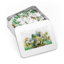 Jigsaw Puzzle in Tin, Frog, Personalised/Non-Personalised, awd-1370 (30, 110, 25 - £28.22 GBP+