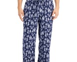 Club Room Men&#39;s Flannel Print Pajama Pants in Navy Forest Print-2XL - $15.99