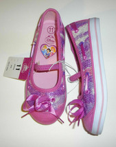 Disney Girls Toddlers Pink Princess Canvas Slip On Shoes Size 6 or 9 NEW - £9.58 GBP