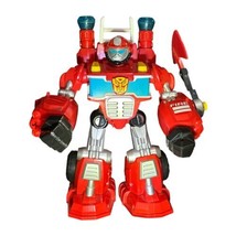 Transformers Rescue Bots Playskool Fireman Heatwave The FireBot 2010 Light Sound - £6.00 GBP