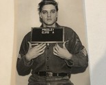 Elvis Presley Postcard Elvis In Army Fatigues Holding Sign - $3.46