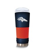 NFL Denver Broncos 24 Oz. Stainless Steel Silicone Grip Tumbler with Lid - $65.63 CAD