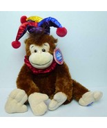 Circus Monkey Ringling Bros 2001 Jester Hat Plush Toy - £14.16 GBP