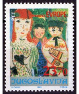 ZAYIX Yugoslavia 1642 MNH Children&#39;s Paintings 100323S142M - £1.20 GBP