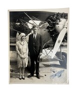 Charles Lindbergh &amp; Anne Morrow Honeymoon Original 1929 Photo By Ewing G... - $86.26 CAD