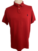Polo by Ralph Lauren Red Short Sleeve Knit Polo Custom Fit size L - €16,36 EUR