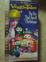Veggie Tales THE TOY THAT SAVED CHRISTMAS - Holiday VHS Movie. Excellent... - $7.99