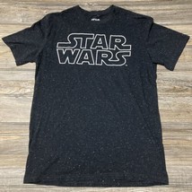 Disney Star Wars Shirt Black with White Specks Looks Like Stars Men&#39;s Size M - £10.47 GBP