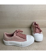 Authenticity Guarantee 
Alexander McQueen “DECK” Pink Canvas/Leather Low... - $289.07