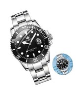 Mens Watches, Silver Dress Gold Classic Big Large Face Waterproof Watches - $2,614.50 MXN