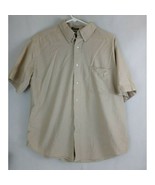St. John&#39;s Bay Worry Free Men&#39;s Tan Casual Shirt Size XL - $22.99 CAD