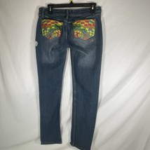 Coogie Womens Jeans Size 9 /10 Rainbow Vintage Pants Denim Australia Low... - £18.07 GBP