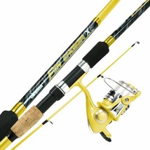 Okuma Fin Chaser X Series Spinning Combo Yellow 6ft 6in Rod - $50.46