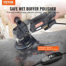 Wet Stone Polisher 4-Inch 800W Electric Concrete Polisher 6 Speed 7 Pads - $188.99