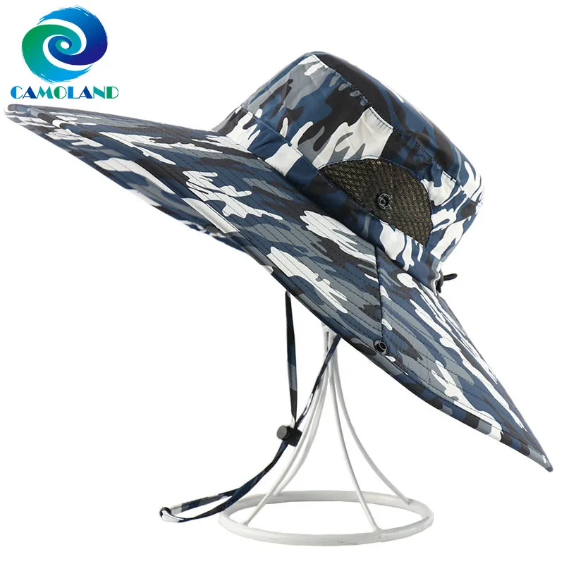 CAMOLAND Waterproof Bucket Hats Mens Outdoor UPF 50+ Sun Hat Large Wide Brim - £19.91 GBP