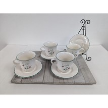 Pfaltzgraff Winterberry Coffee Tea Cups Mugs and Saucers Set of 4 - £15.91 GBP