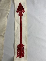 Vintage BSA Boy Scouts of America Order Of The Arrow Sash White Red Arrow - $11.88