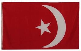 AES 3x5 Muslim Islam Crescent Moon Ottoman Premium Quality Fade Resistant Flag 3 - £3.86 GBP
