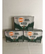 3x OFF! Deep Woods Mosquito Insect Repellent Wipes Towelettes 12ct - $421.95 MXN
