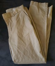Nwot Women&#39;s Gap Beige Khaki Slim City Crop Pants Size 0 - £39.33 GBP