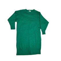 Vintage Christmas Sweater Dress LIMITED EXPRESS 80s Pullover Size 1 GREE... - £31.40 GBP
