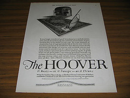 1921 Vintage Ad Hoover Vacuum Cleaners North Canton,OHIO - $18.31