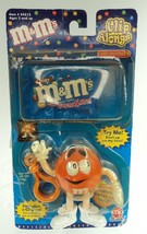 2000 M&amp;M&#39;s Candy Dispenser Backpack Clip Along - Orange Crispy - New! - $6.89