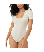 FREE PEOPLE So Fresh Modal Blend Bodysuit Top, Ivory, Medium, (8/10) NWT - €47,55 EUR