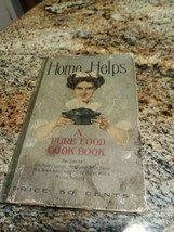 1910 Advertising Book Cottolene Shortening Home Helps Cookbook Recipes HB - $34.65