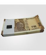 India, 10 Rupees, Lot of 100 Pcs, 1 Bundle, P109, UNC - $44.17