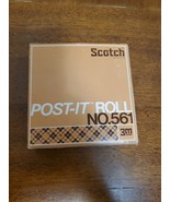 Post-It Roll 3M Scotch 561 Dead Stock Refill Tape Box 1&quot;x200&quot; USA Vintage - $220.06 MXN