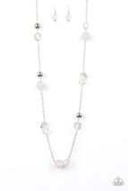 Paparazzi Royal Roller Silver Necklace - New - $4.50