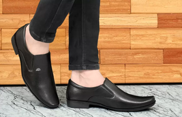 Formal shoe for men black Slip On For Men  (Black) - $24.99