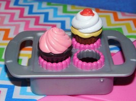 18&quot; Doll  Baker&#39;s Cupcakes &amp; Tray Fits Our Generation American Girl My Life As - £7.01 GBP
