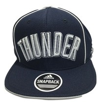 Oklahoma City Thunder Cap Hat, Adidas, Navy, NBA Adult, Snapback Adjustable - £9.07 GBP