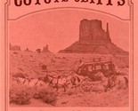 Coyote Cliffs Menu Junction Highway 89 89A Kanab Utah  - £29.51 GBP