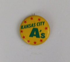 Vintage Guys &#39;65 Potato Chips Baseball Offer Kansas City A&#39;s Red Star Design - £7.60 GBP