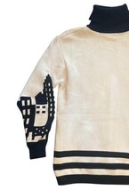 Vintage 80s Liz Sport Turtleneck Skyline Sweater Small Australia image 7