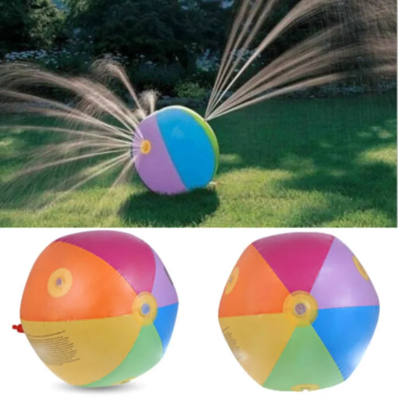 Children Outdoor Summer Funny Novelty Modish Outdoor Inflatable Water Spray Ball - £33.52 GBP