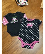 2 Baby Girls Cute Baby Bodysuits ~ Size 3-6 Months - €10,17 EUR
