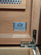 Hacienda Humidor by Brizard and Co Made in USA Measures 26.5 " L X 11.5" X 5.5" image 11