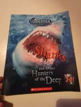 Undersea University Book Sharks And Other Hunters Of The Deep Scholastic... - $9.59