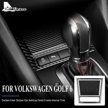 Speed lhd rhd for volkswagen vw golf 6 gti r 2008 2013 accessories carbon fiber sticker thumb200