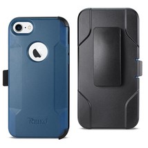 [Pack Of 2] Reiko iPhone 7/8/SE2 3-In-1 Hybrid Heavy Duty Holster Combo Case ... - £19.64 GBP