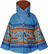 Yellowstone 3 Womens Poncho Beth Dutton Top Shawl Button Knit Hooded Jumper Coat - £78.81 GBP