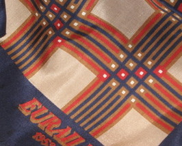 Eurail Anniversary 1959-79 -100% Silk Scarf-Italy - $15.00