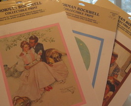  Norman Rockwell Collectible Prints - Ltd Edition -Hallmark-Ambassador-Set of 3 - £7.02 GBP
