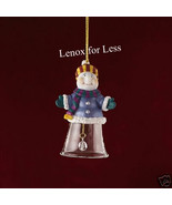 LENOX Gorham Winter Follies Snowman Bell Ornament (NEW) - $11.99